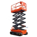 10M Height 300kg Hydraulic Crawler Scissor Lift On Tracks